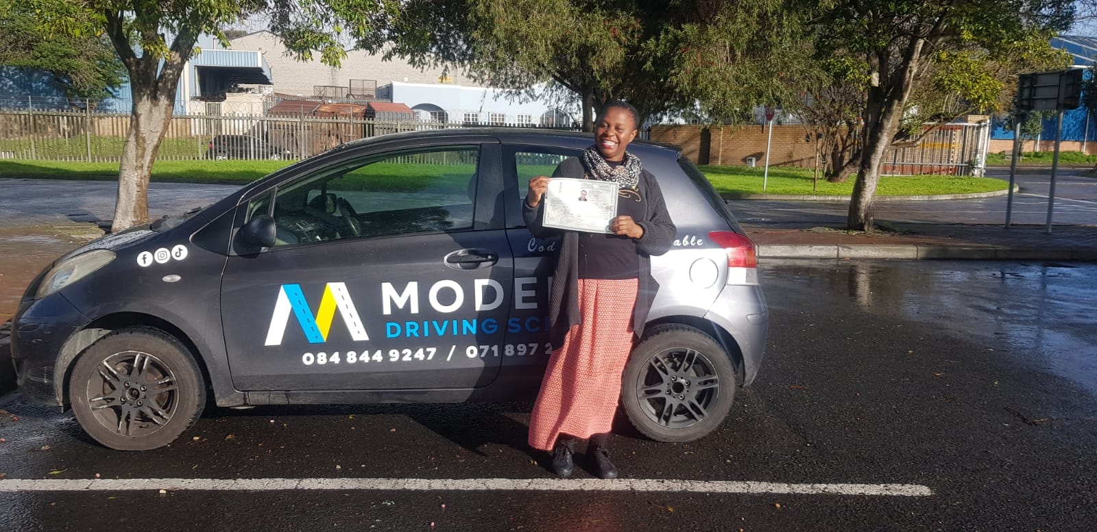 New Code 8 driver holding their licence